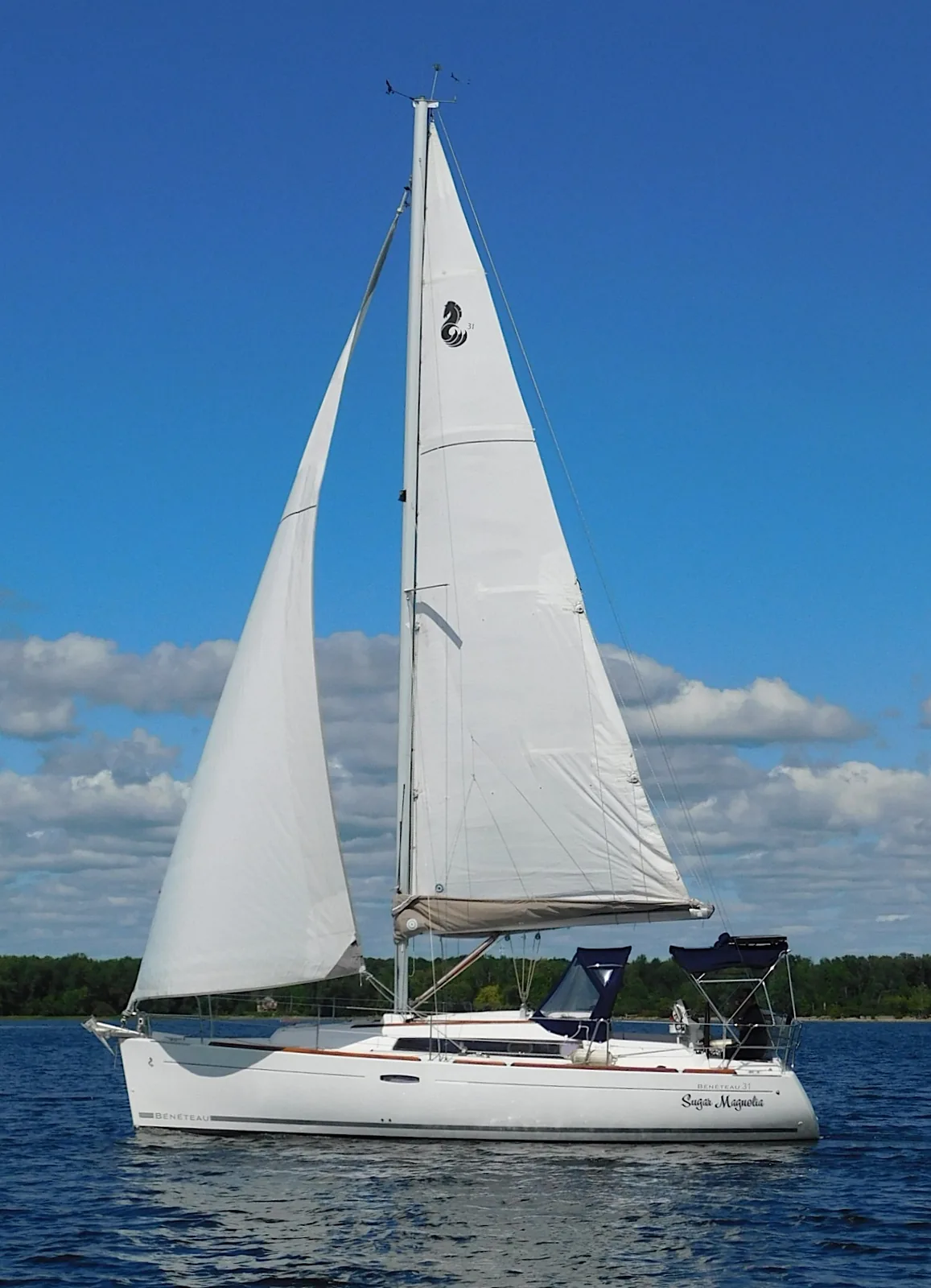 Fotografia de um exemplar de Beneteau 31
